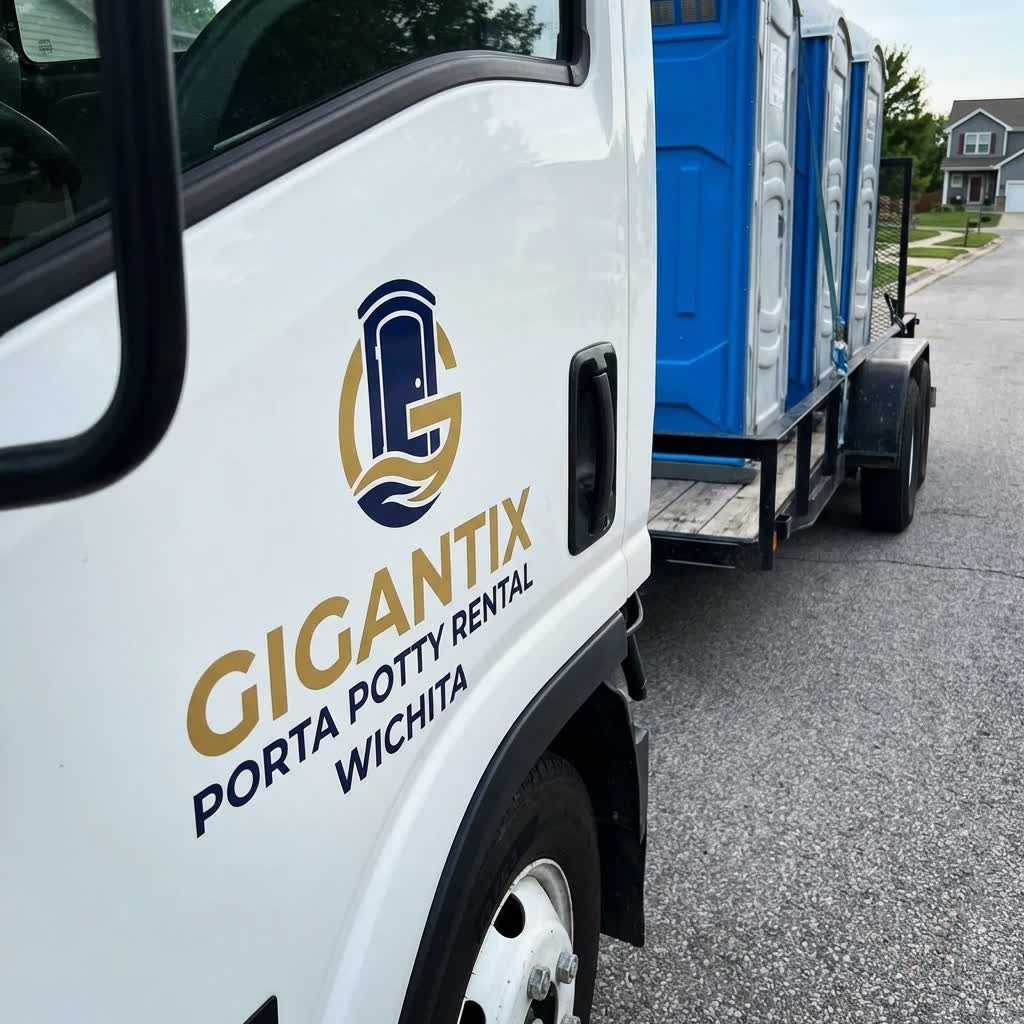 Our Delivery Fleet by Gigantix Porta Potty Rental Wichita